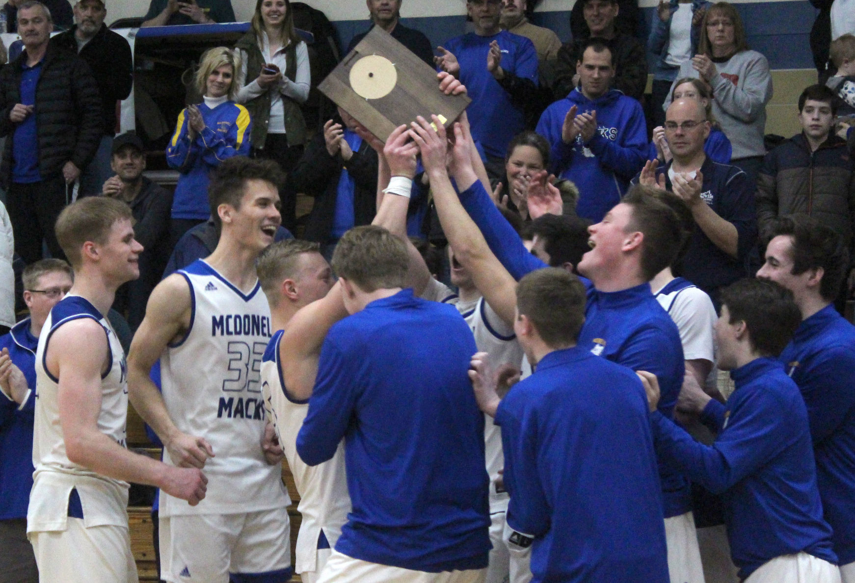 Prentice at McDonell boys basketball 3-2-19